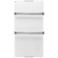 Los mejores  - PURLINE ZAFIR V600T W Radiador toallero eléctrico de Cristal Templado Blanco- Control por App WiFi y Programador semanal